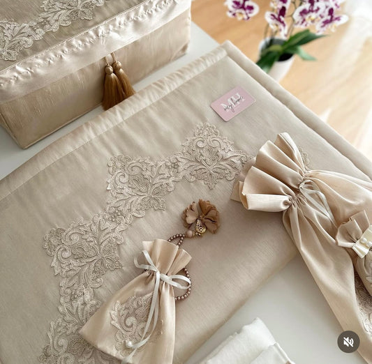 Zehra beige bundle set