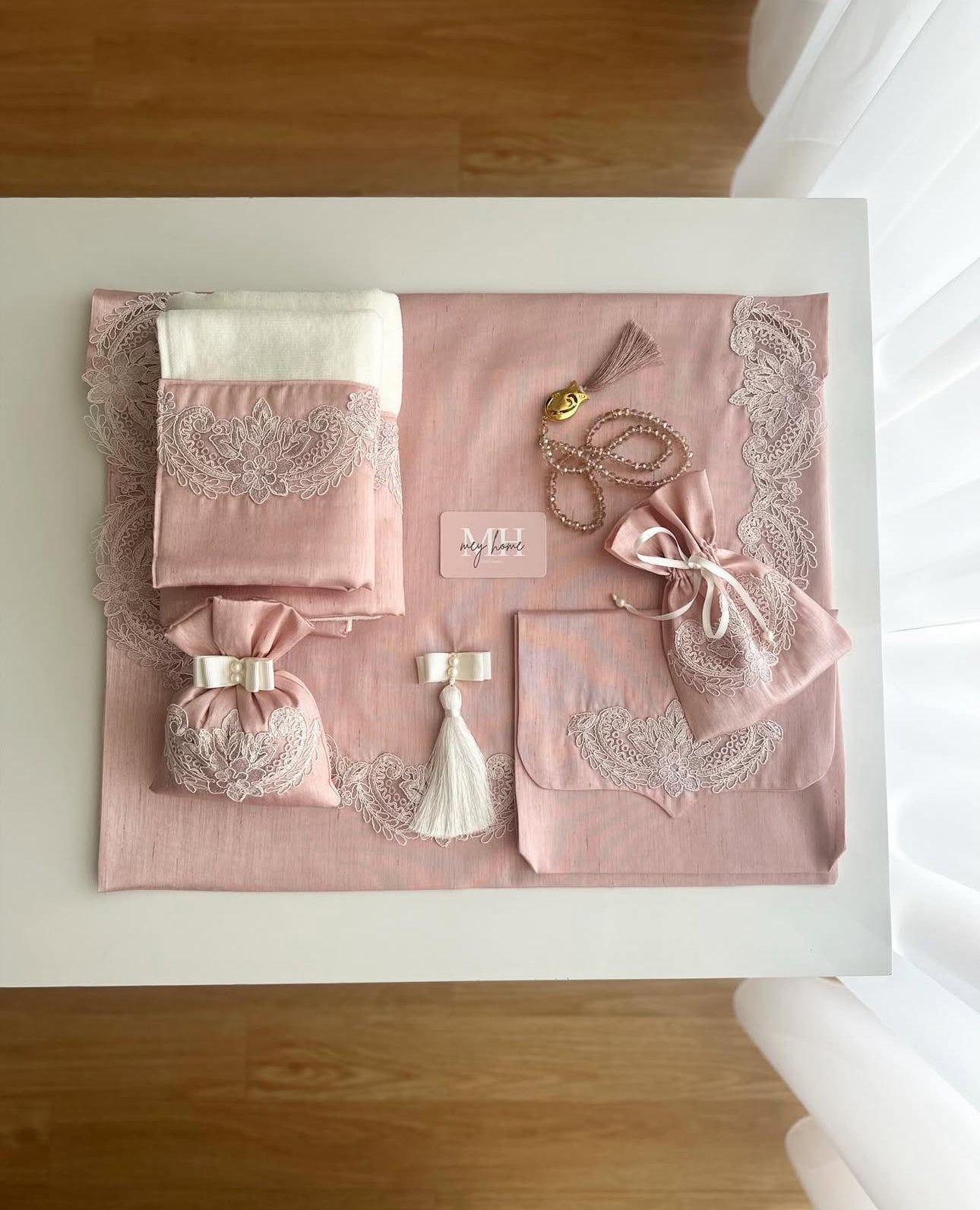 Pink towel set